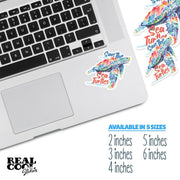 Sea Turtle Sticker | Save The Sea Turtles Sticker | Sea Turtle Decal