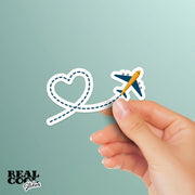 Travel Sticker, I Love Travel, Travel Stickers, Airplane Travel Stickers