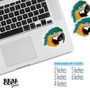 Macaw Sticker | Parrot Stickers | Macaw Decal