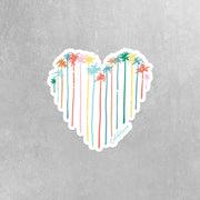 California Sticker - I Love California Sticker - Heart California