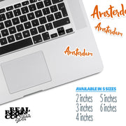 Amsterdam Sticker | Amsterdam Stickers | The Netherlands Sticker | Amsterdam Decal