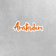 Amsterdam Sticker | Amsterdam Stickers | The Netherlands Sticker | Amsterdam Decal