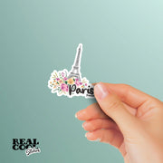 Paris Sticker - Eiffel Tower Sticker - France Sticker - Paris Skyline Decal - Paris Travel