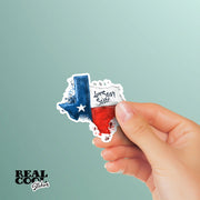 Texas State Sticker - Travel Stickers - Lone Star State Sticker