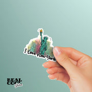 Statue of Liberty Sticker | I Love New York Stickers | NY Travel Souvenir & Gift