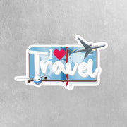 Travel Sticker, I Love Travel, Travel Stickers