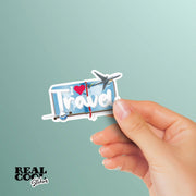 Travel Sticker, I Love Travel, Travel Stickers