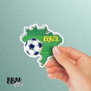 Brazil Soccer Sticker | Brazil Sticker | Brazil Futbol Sticker