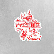 Venice Sticker | Gondola Sticker | Italy Stickers