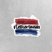 Amsterdam Sticker | Amsterdam Flag Sticker | The Netherlands Sticker