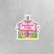 Netherlands Tulip Festival Sticker | Netherlands Sticker | Tulips Sticker
