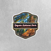 Sequoia National Park Sticker, California Redwoods Sticker - Travel Stickers - California Sticker