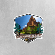 Zion National Park Sticker, Utah Sticker - Travel Stickers - National Parks Sticker