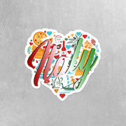 Italy Sticker - I Love Italy Stickers - Italian Stickers