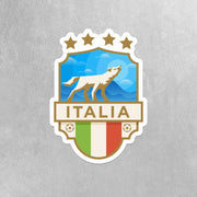 Italy Soccer Sticker - Italia Stickers - Italian Soccer Stickers