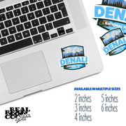 Denali National Park Sticker, Alaska Sticker - Travel Stickers - National Parks Badge