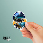 Banff National Park Sticker, Canada Sticker - Travel Stickers - National Parks Badge