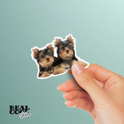 Yorkie Sticker | Yorkie Sisters Stickers | Yorkie's Sticker