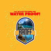 Banff National Park Sticker, Canada Sticker - Travel Stickers - National Parks Badge