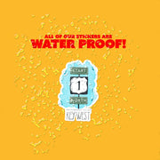 Waterproof Keywest Sticker