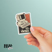 Vintage Computer Sticker | It's Not Old It's Vintage Sticker | Retro Computer Sticker