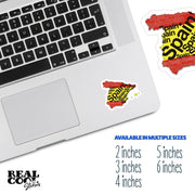 Spain Sticker | Spain Decal | Espana Sticker