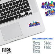 Boston Sticker | Wicked Cool Boston Decal | Boston Stickers