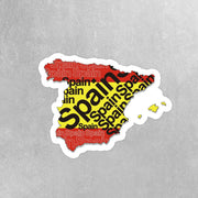 Spain Sticker | Spain Decal | Espana Sticker