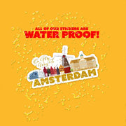 Amsterdam Sticker | On My Way To Amsterdam Sticker | The Netherlands Sticker | Holland Decal