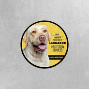 Labrador Sticker | Labrador Retriever Decal | Labrador Warning Laptop Sticker