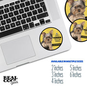 Yorkie Sticker | Yorkie Decal | Yorkie Warning Sticker