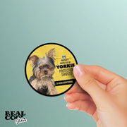 Yorkie Sticker | Yorkie Decal | Yorkie Warning Sticker