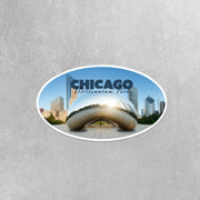 Chicago Sticker | Millennium Park Chicago Sticker | The Bean Sticker