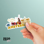 Amsterdam Sticker | On My Way To Amsterdam Sticker | The Netherlands Sticker | Holland Decal
