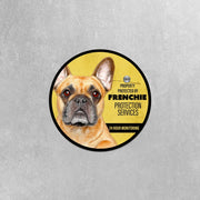 Frenchie Sticker | French Bulldog Sticker | French Bulldog Warning Sticker