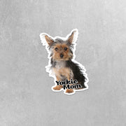 Yorkie Mom Sticker | Yorkie Stickers | Yorkshire Terrier Sticker