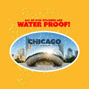 Chicago Sticker | Millennium Park Chicago Sticker | The Bean Sticker