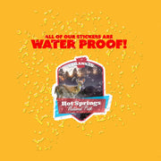 Hot Springs National Park Sticker | Arkansas Travel Stickers | National Parks Sticker