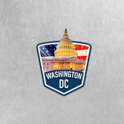 Washington DC Sticker | US Capital Sticker | DC Stickers