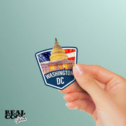 Washington DC Sticker | US Capital Sticker | DC Stickers