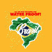 Brazil Sticker | Brazil Decal | Brazil Flag Sticker
