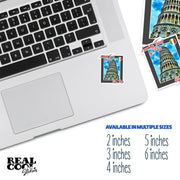 Leaning Tower Of Pisa Sticker | Pisa Sticker | Italy Sticker