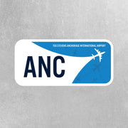 ANC Airport Code Sticker | IATA Code Stickers | Ted Stevens Anchorage International Airport