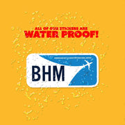 BHM Airport Code Sticker | IATA Code Stickers | Birmingham-Shuttlesworth International Airport