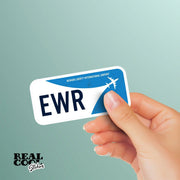 EWR Airport Code Sticker | IATA Code Stickers | Newark Liberty International Airport
