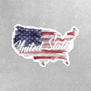 United States Sticker | USA Sticker | USA Flag Sticker