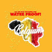 Belgium Sticker | Belgium Decal | Belgium Flag Sticker
