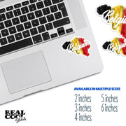 Belgium Sticker | Belgium Decal | Belgium Flag Sticker