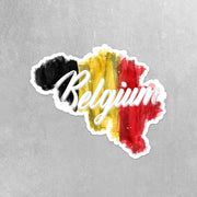 Belgium Sticker | Belgium Decal | Belgium Flag Sticker