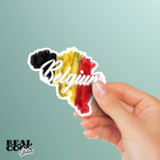 Belgium Sticker | Belgium Decal | Belgium Flag Sticker